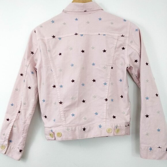 Isabel Marant Dali Star Denim Jacket Pink 34 2 - Picture 8 of 11